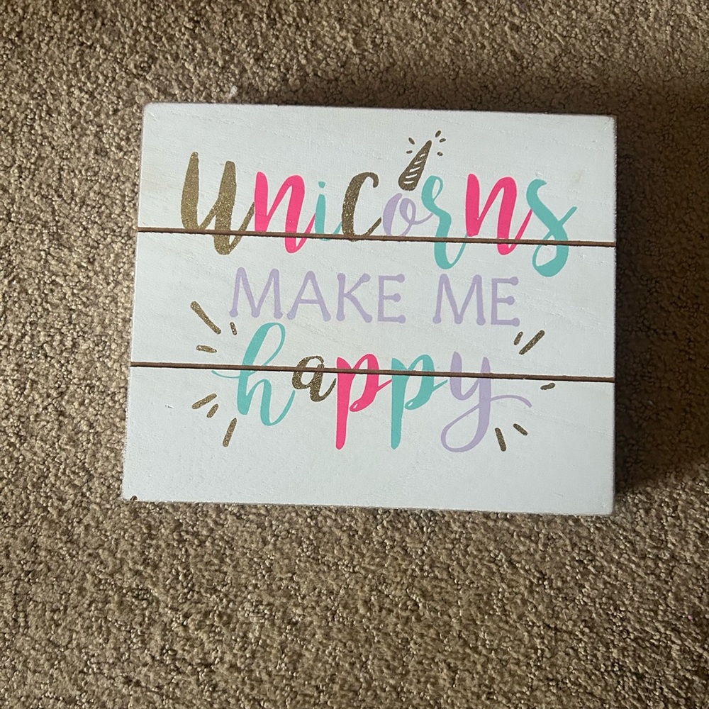 Unicorn Hobby Lobby Wooden Art Frame